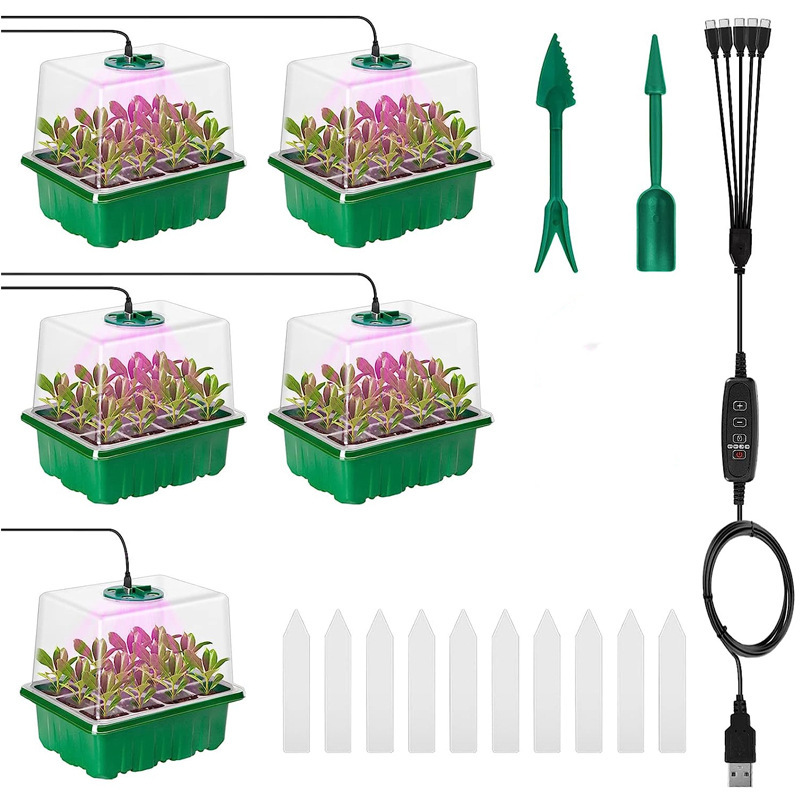 Humidity Dome Kit - Bandeja de germinación de semillas con