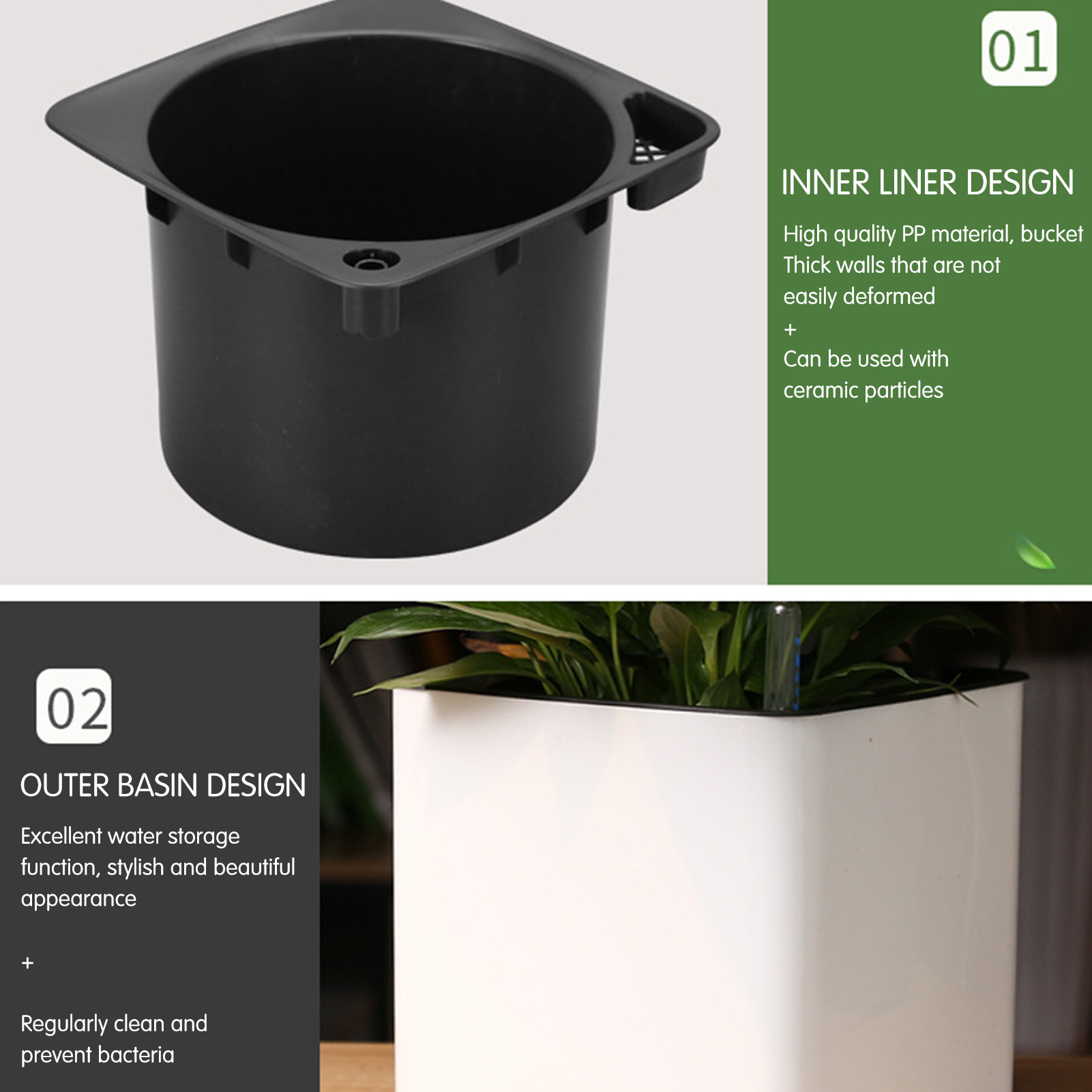Maceta con Sistema de Autorrie - Self Watering Insert reseña y precio