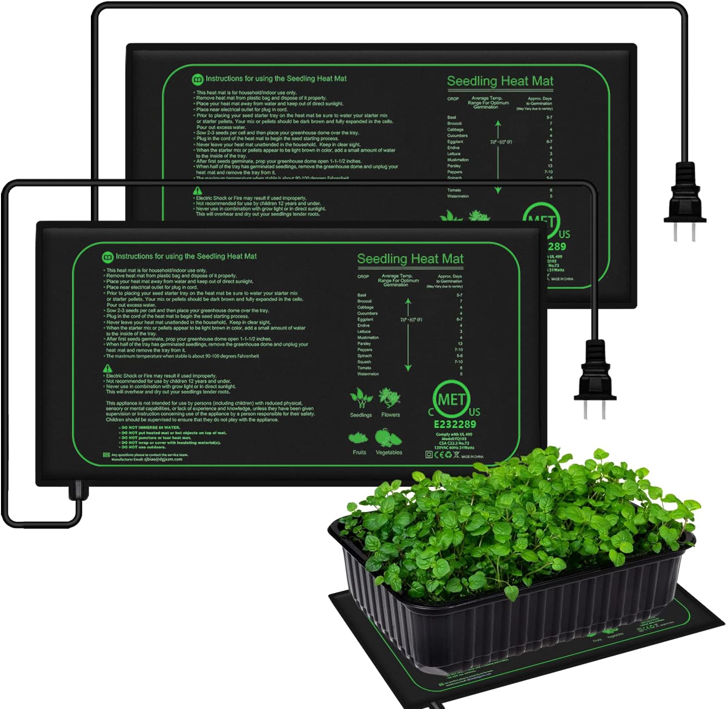Estera térmica para plántulas  - Heat Mat Seedling reseña y precio