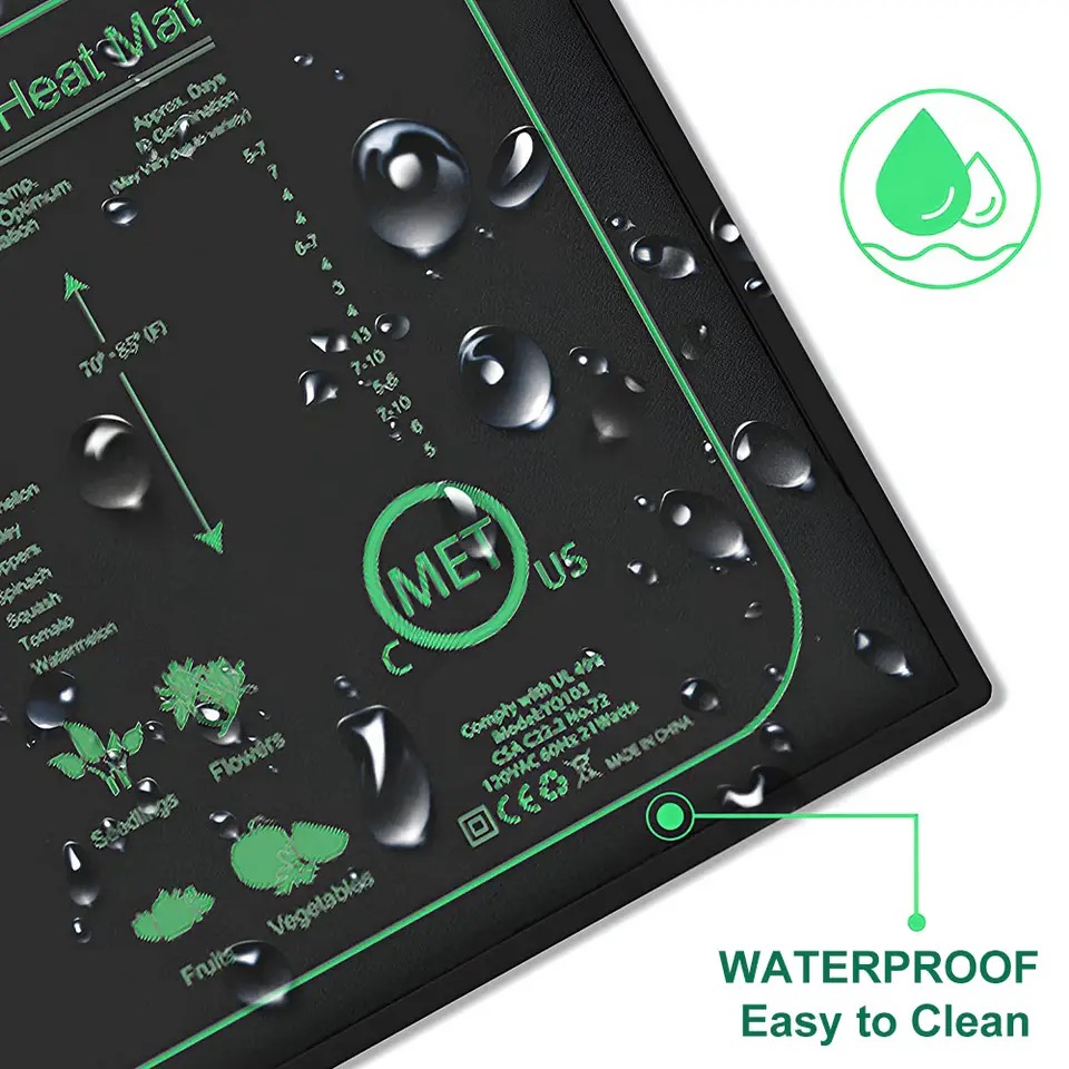 Estera térmica para plántulas  - Heat Mat Seedling reseña y precio