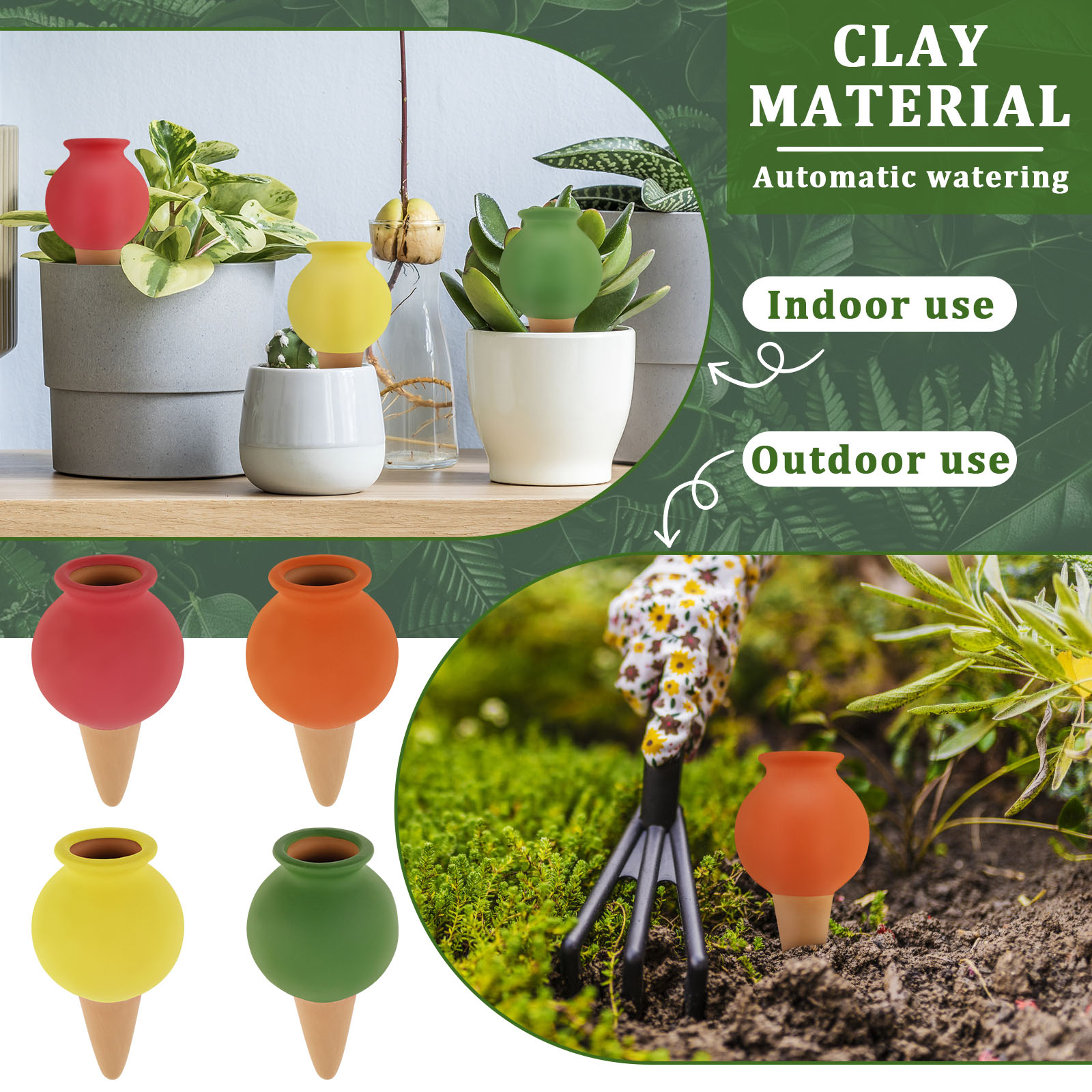 8 Uds. Picos de autorriego de  - Self Watering Insert reseña y precio